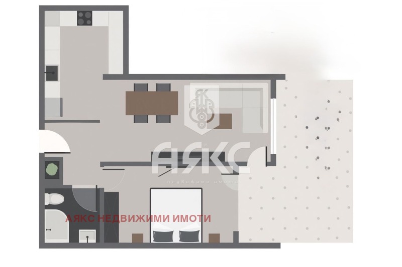 In vendita  1 camera da letto Sofia , Malinova dolina , 68 mq | 78029310 - Immagine [2]