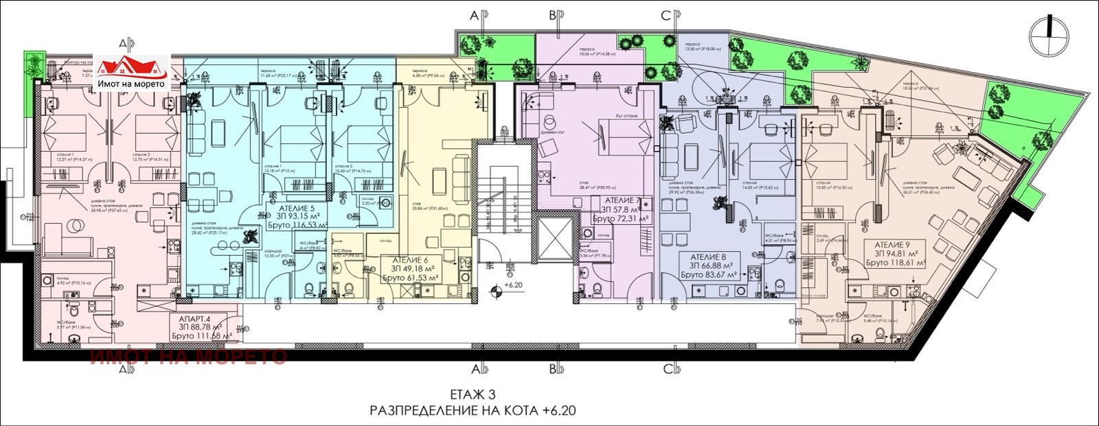 Продава 2-СТАЕН, гр. Созопол, област Бургас, снимка 2 - Апартаменти - 53779151