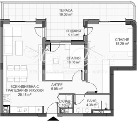 2 bedroom Manastirski livadi, Sofia 2