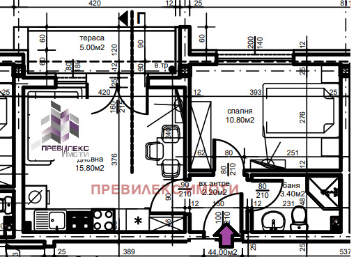 Продава  2-стаен град Пловдив , Христо Смирненски , 53 кв.м | 81070926