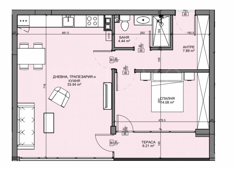 Продава  2-стаен област София , к.к. Боровец , 91 кв.м | 15360446 - изображение [16]