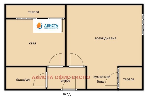Продава 2-СТАЕН, гр. София, Красна поляна 1, снимка 10 - Апартаменти - 54351557