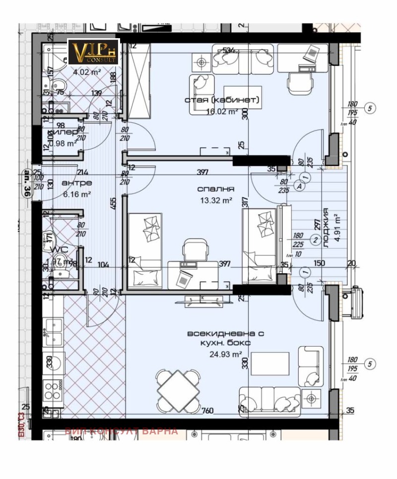 Продава 3-СТАЕН, гр. Варна, Младост 1, снимка 1 - Aпартаменти - 49258269