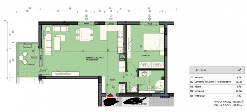 Продава 2-СТАЕН, гр. София, Лагера, снимка 6 - Aпартаменти - 47517316