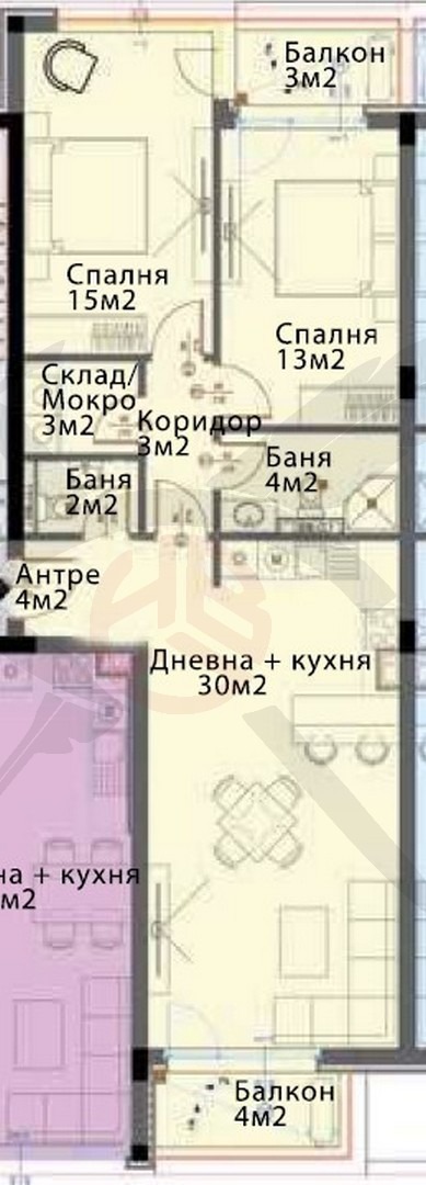 Продава 3-СТАЕН, гр. София, Модерно предградие, снимка 1 - Aпартаменти - 48676911