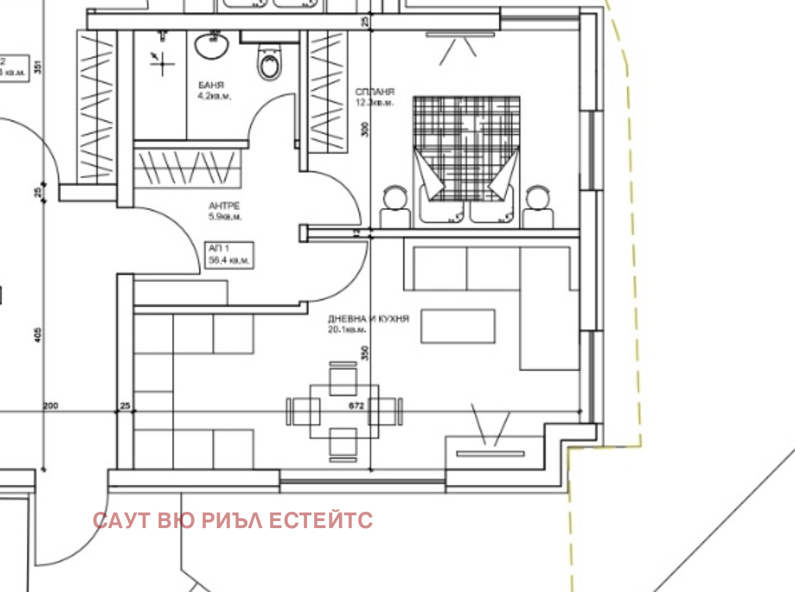 Продава 2-СТАЕН, гр. София, Бояна, снимка 2 - Апартаменти - 51866215