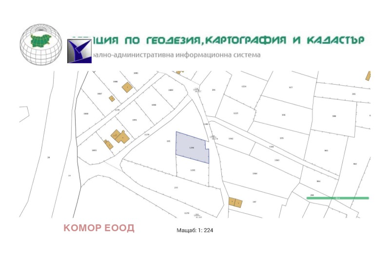 Продава ПАРЦЕЛ в град Русе, Долапите - 470 кв.м / 6 391.15 € » 12 500 лв., КОМОР ЕООД