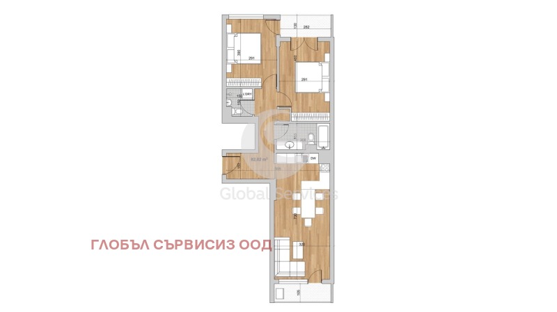 Продава 3-СТАЕН, гр. София, Кръстова вада, снимка 2 - Aпартаменти - 47488871