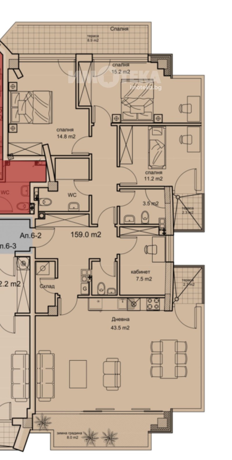 Продава МНОГОСТАЕН, гр. София, Манастирски ливади, снимка 3 - Aпартаменти - 48947550