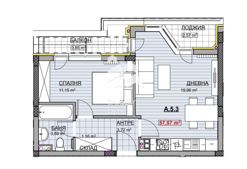 Eladó  1 hálószoba Sofia , Krasno selo , 69 négyzetméter | 14758648 - kép [5]