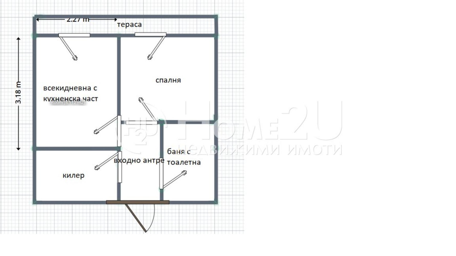 Продава 2-СТАЕН, гр. Варна, м-т Пчелина, снимка 15 - Апартаменти - 54738591