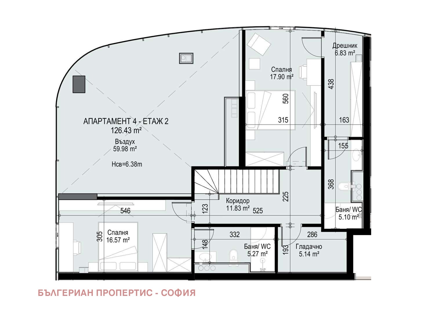 Продава МЕЗОНЕТ, гр. София, Манастирски ливади, снимка 5 - Апартаменти - 54290296