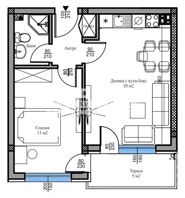 À vendre  1 chambre Plovdiv , Belomorski , 60 m² | 60415059 - image [4]