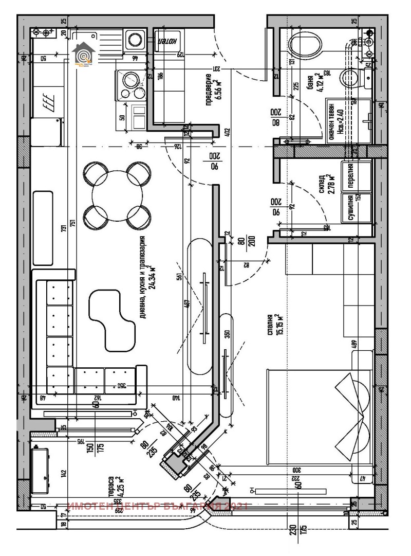 Zu verkaufen  1 Schlafzimmer Sofia , Studentski grad , 80 qm | 73916338 - Bild [7]