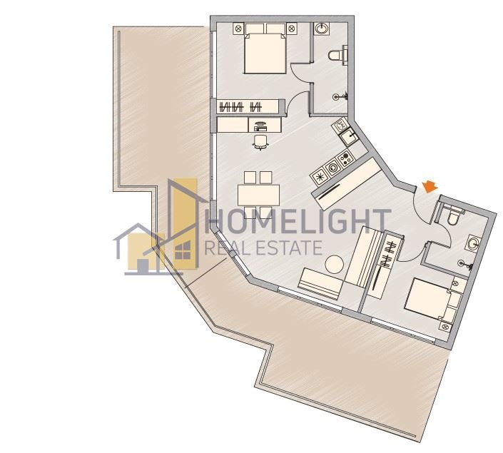 De vânzare  2 dormitoare Sofia , Malinova dolina , 172 mp | 14400392 - imagine [17]
