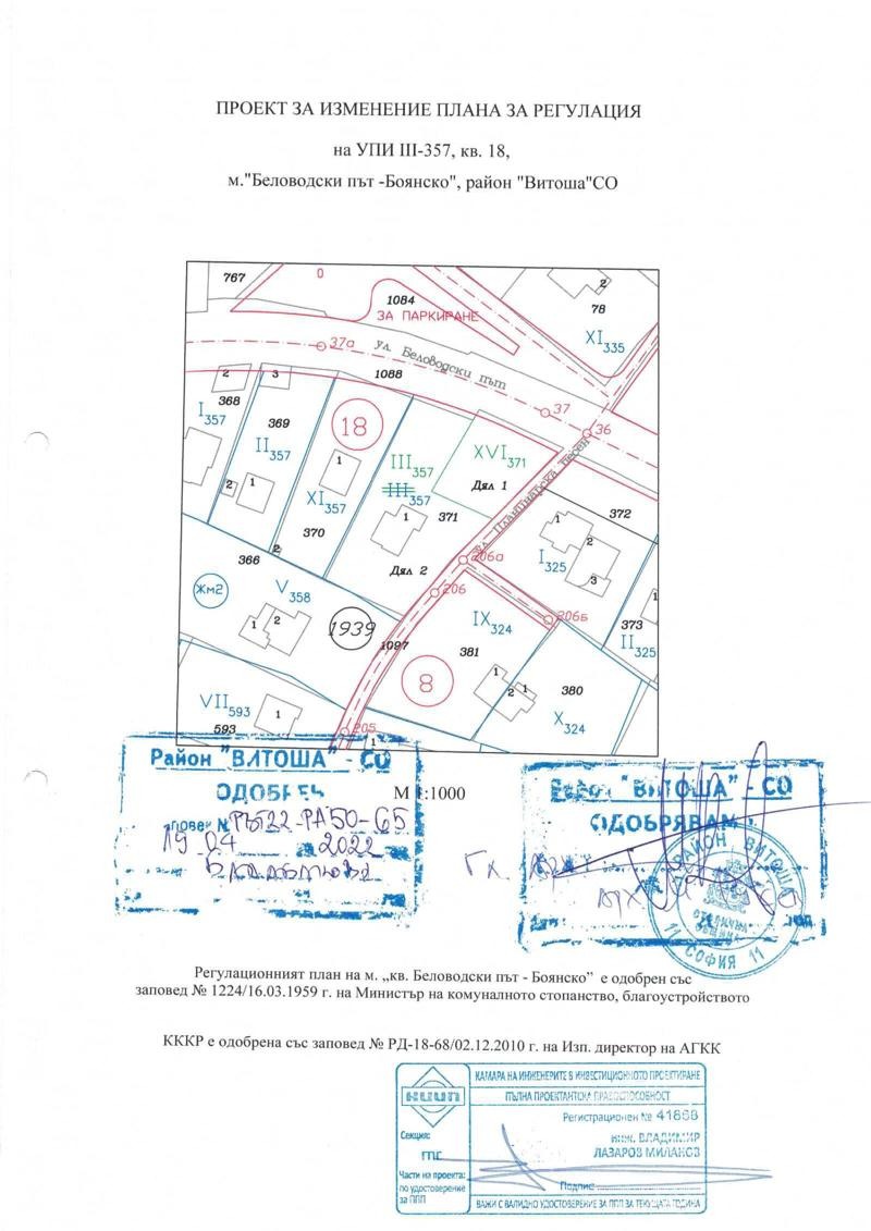Продава ПАРЦЕЛ, гр. София, Бояна