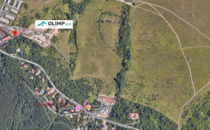 Продава ПАРЦЕЛ в град София, Симеоново - 1067 кв.м / 331 837 € » 649 016.76 лв., ОЛИМП - ЮВ