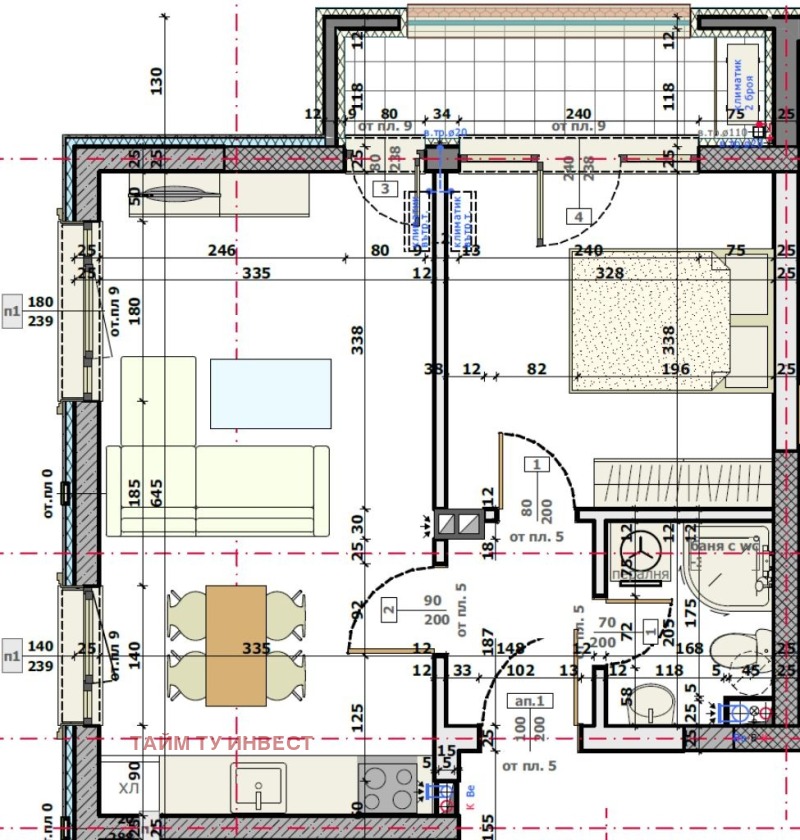Zu verkaufen  1 Schlafzimmer Warna , k.k. Sw.Sw. Konstantin i Elena , 65 qm | 19813940 - Bild [12]