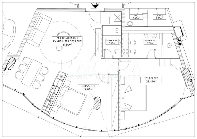 Продава 3-СТАЕН, гр. София, Манастирски ливади, снимка 8 - Aпартаменти - 48110860