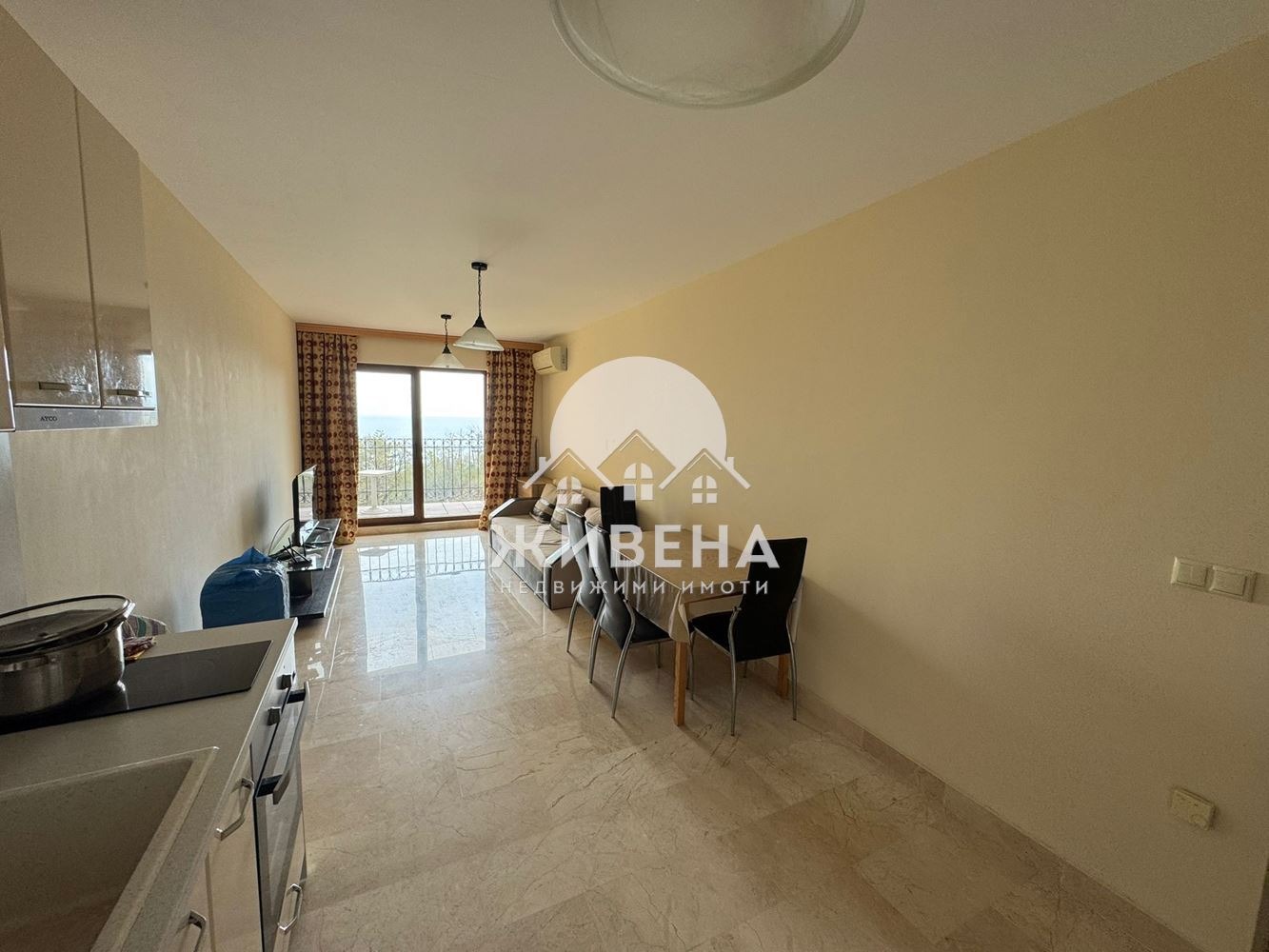 Продава 2-СТАЕН, с. Кранево, област Добрич, снимка 3 - Апартаменти - 54302987