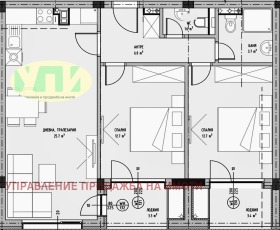 2 спальні Малинова долина, София 3