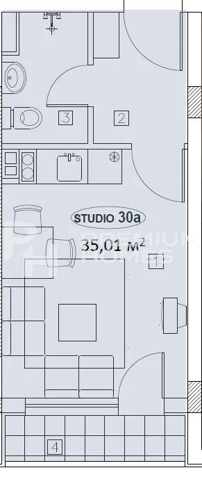 Продава 1-СТАЕН, гр. София, Център, снимка 4 - Апартаменти - 54707503