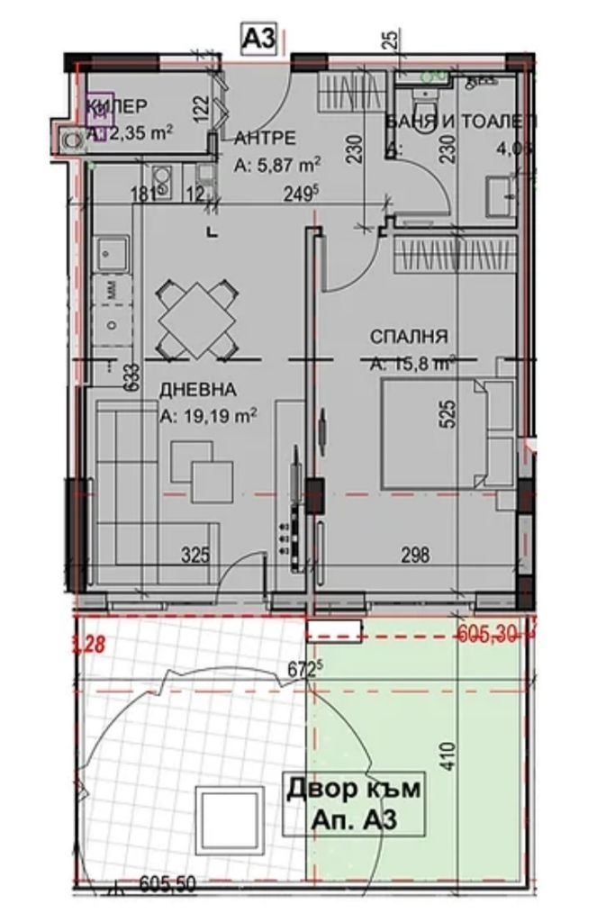 Продава  2-стаен град София , Витоша , 63 кв.м | 15747782 - изображение [2]