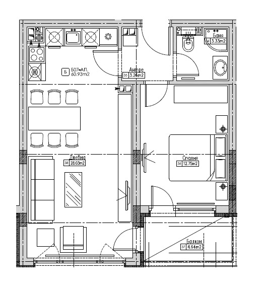 Продава  2-стаен град София , Обеля , 70 кв.м | 72599255 - изображение [7]