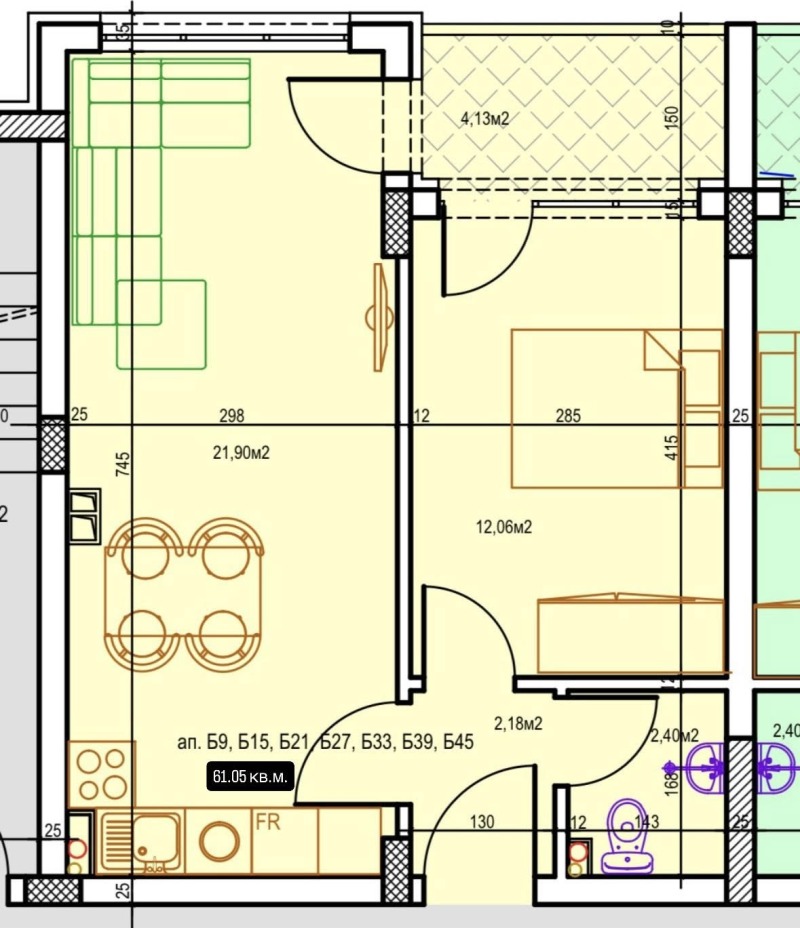 Продава  2-стаен град Стара Загора , Била , 62 кв.м | 45242854 - изображение [3]