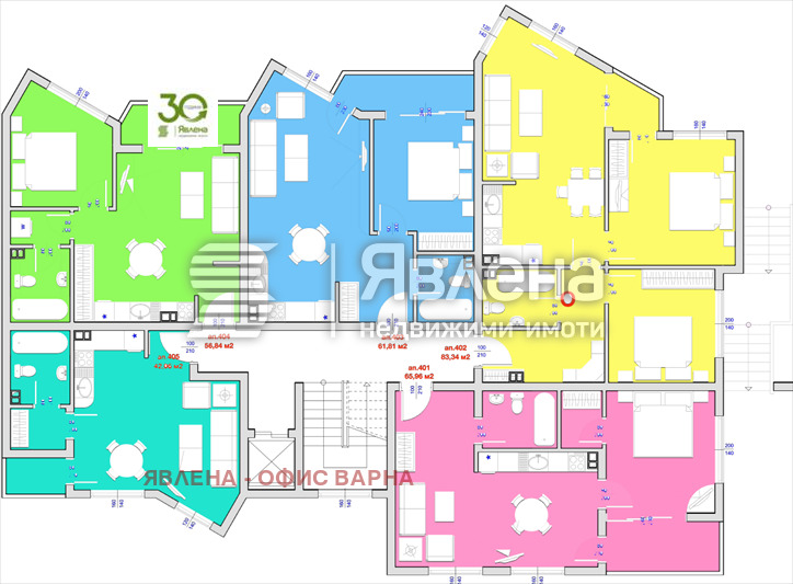 Продава 2-СТАЕН, гр. Бяла, област Варна, снимка 3 - Апартаменти - 53688062