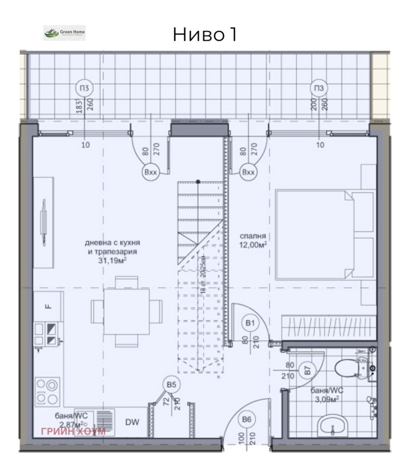 Продава МЕЗОНЕТ, гр. Варна, Младост 1, снимка 2 - Апартаменти - 53094261
