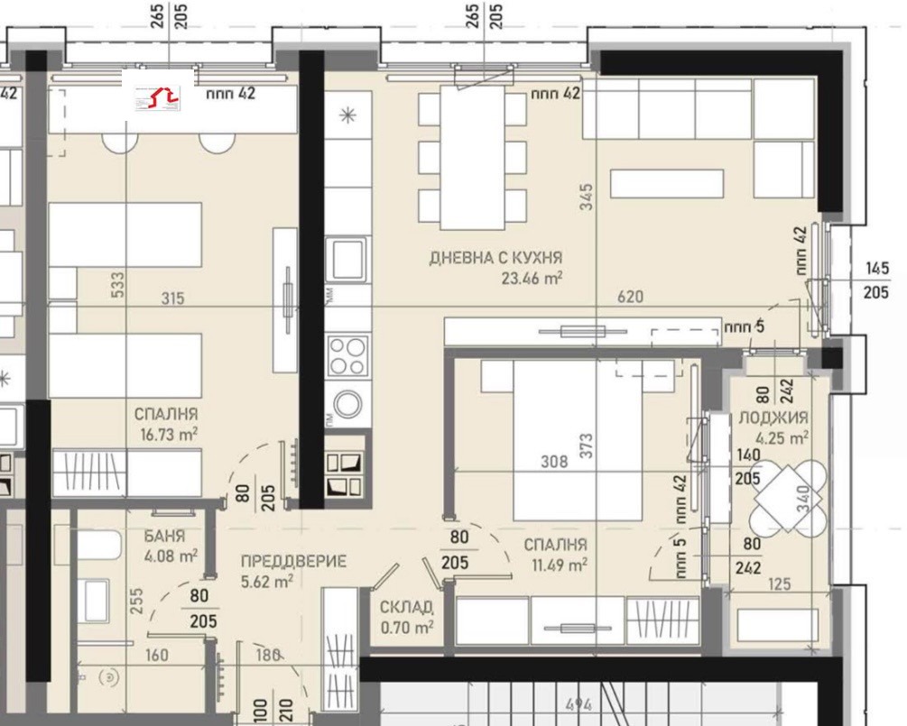 Продава 3-СТАЕН, гр. София, Банишора, снимка 3 - Апартаменти - 55036753