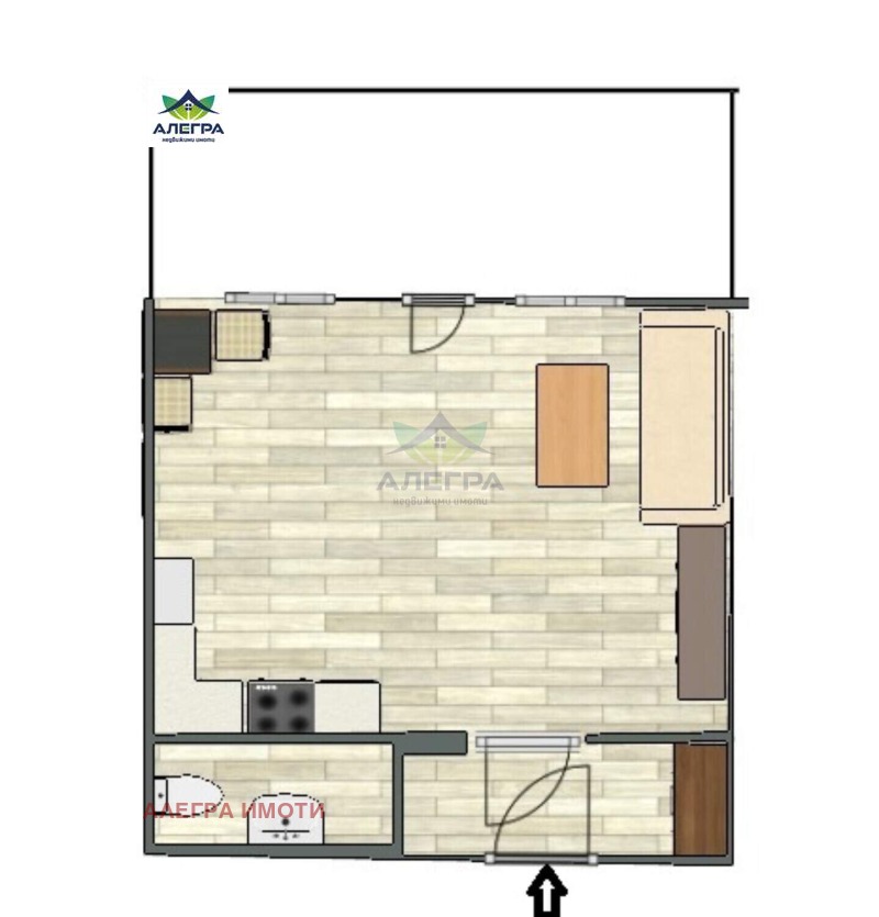 For Sale  Studio Pazardzhik , Promishlena zona , 42 sq.m | 59871917 - image [2]