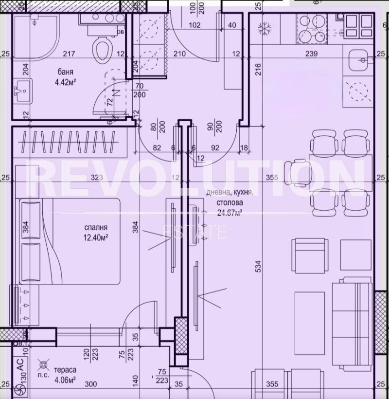 Myytävänä  1 makuuhuone Plovdiv , Kamenitsa 2 , 69 neliömetriä | 88743353 - kuva [13]