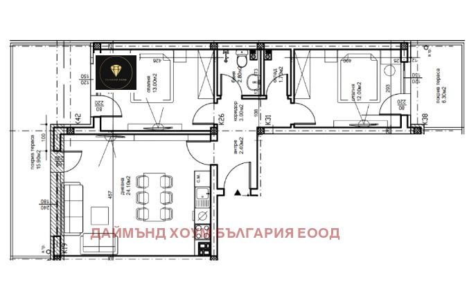 À vendre  2 chambres Plovdiv , Belomorski , 132 m² | 70468775 - image [2]