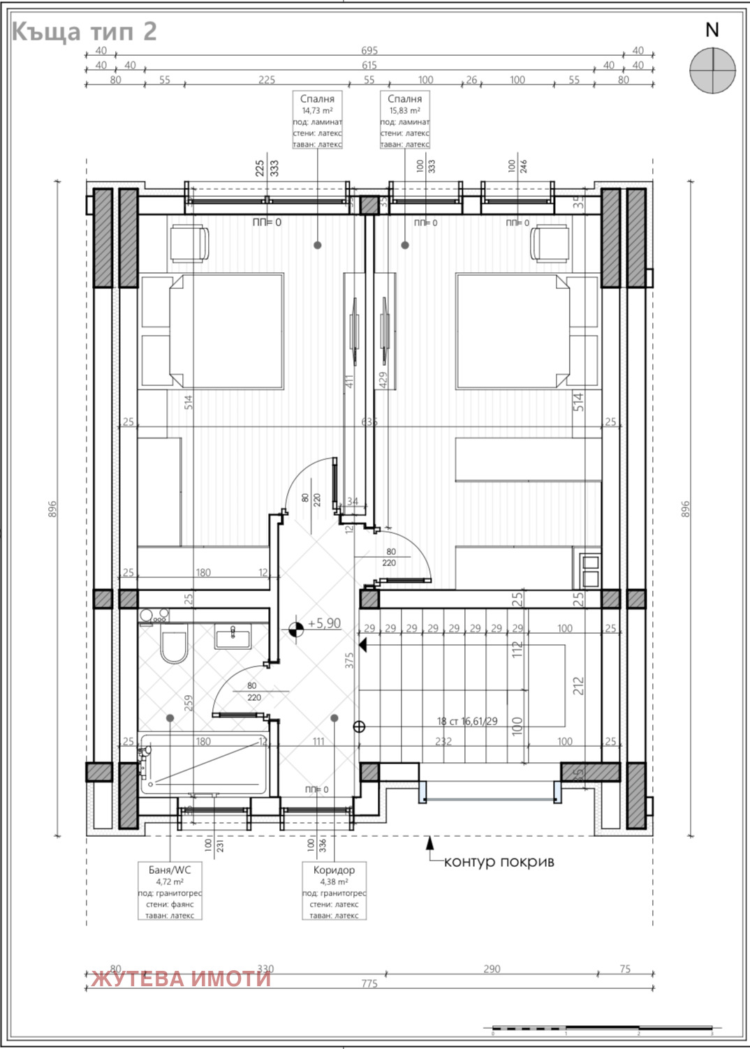 Продава КЪЩА, гр. Карлово, област Пловдив, снимка 12 - Къщи - 53922353