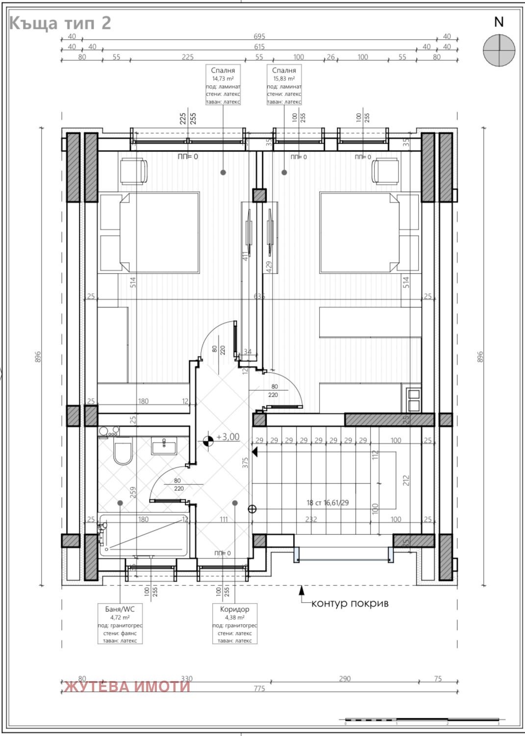 Продава КЪЩА, гр. Карлово, област Пловдив, снимка 11 - Къщи - 53922353