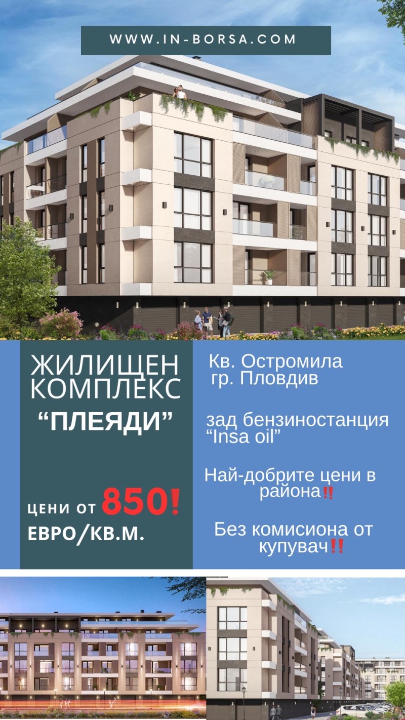 Продава 3-СТАЕН, гр. Пловдив, Остромила, снимка 16 - Aпартаменти - 46979595