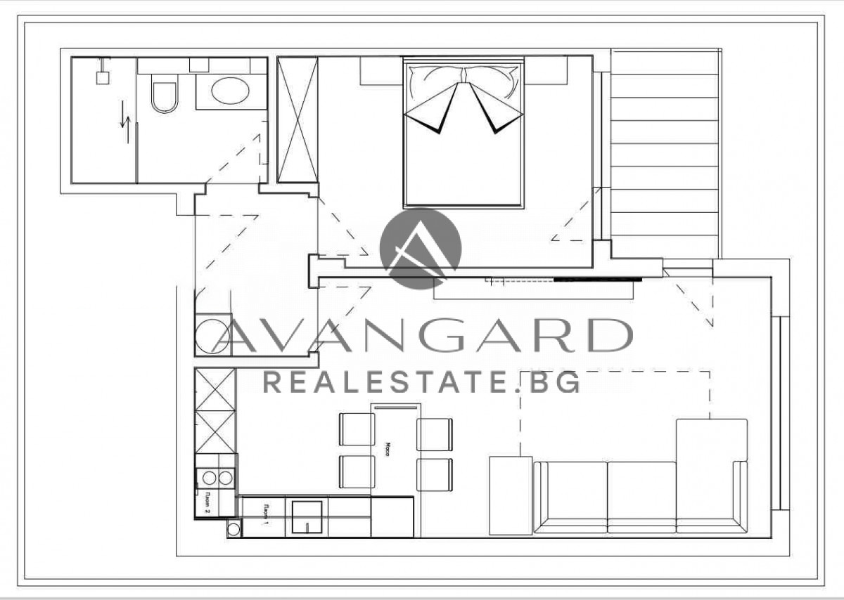 Продава 2-СТАЕН, гр. Пловдив, Кючук Париж, снимка 11 - Апартаменти - 42934538