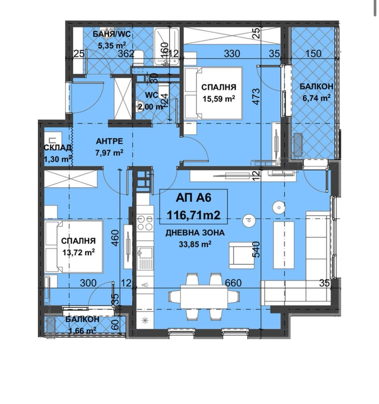 Продава 3-СТАЕН, гр. Пловдив, Остромила, снимка 2 - Апартаменти - 46979595