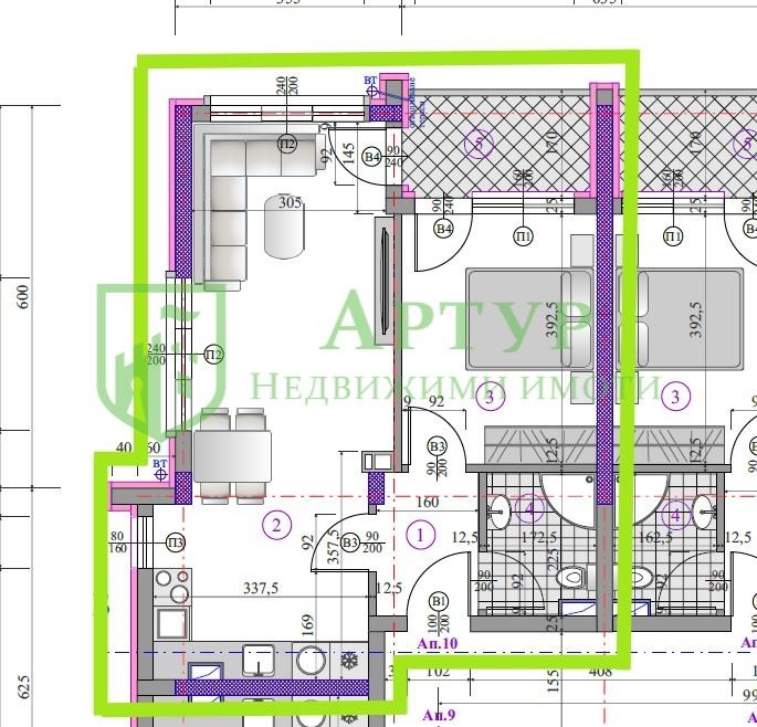 À venda  1 quarto Sofia , Malinova dolina , 78 m² | 50673157 - imagem [3]