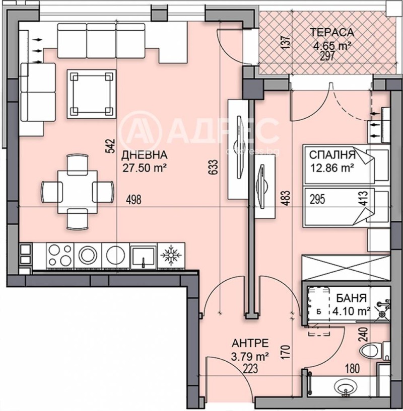 Продава 2-СТАЕН, гр. Пловдив, Гагарин, снимка 3 - Апартаменти - 53496938
