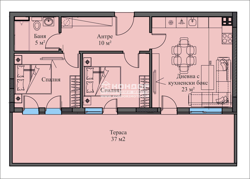 Продава  3-стаен град Пловдив , Христо Смирненски , 123 кв.м | 70509071 - изображение [2]