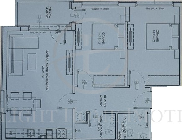 Продава 3-СТАЕН, гр. Пловдив, Христо Смирненски, снимка 3 - Апартаменти - 53239842