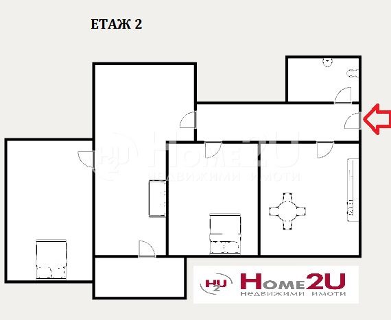 Продава ЕТАЖ ОТ КЪЩА, гр. Пловдив, Център, снимка 9 - Етаж от къща - 48294295