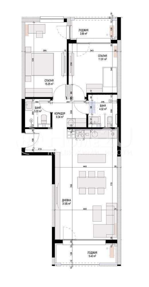 Продава 3-СТАЕН, гр. Варна, Левски 1, снимка 2 - Aпартаменти - 47117443