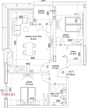 2 bedroom Tsveten kvartal, Varna 2