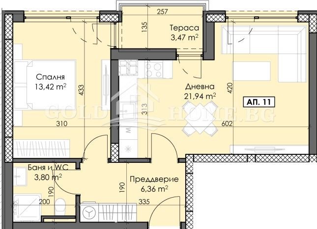 Продава 2-СТАЕН, гр. Пловдив, Тракия, снимка 2 - Апартаменти - 53535944