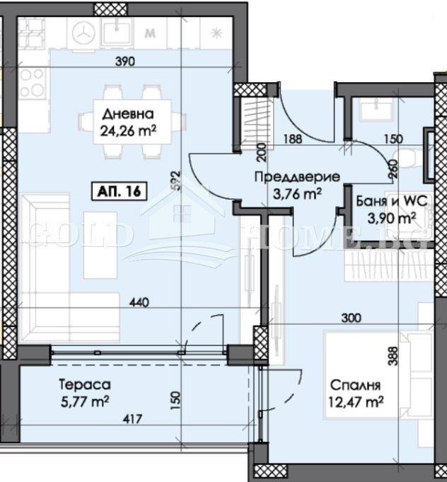 Продава 2-СТАЕН, гр. Пловдив, Тракия, снимка 4 - Апартаменти - 53535944