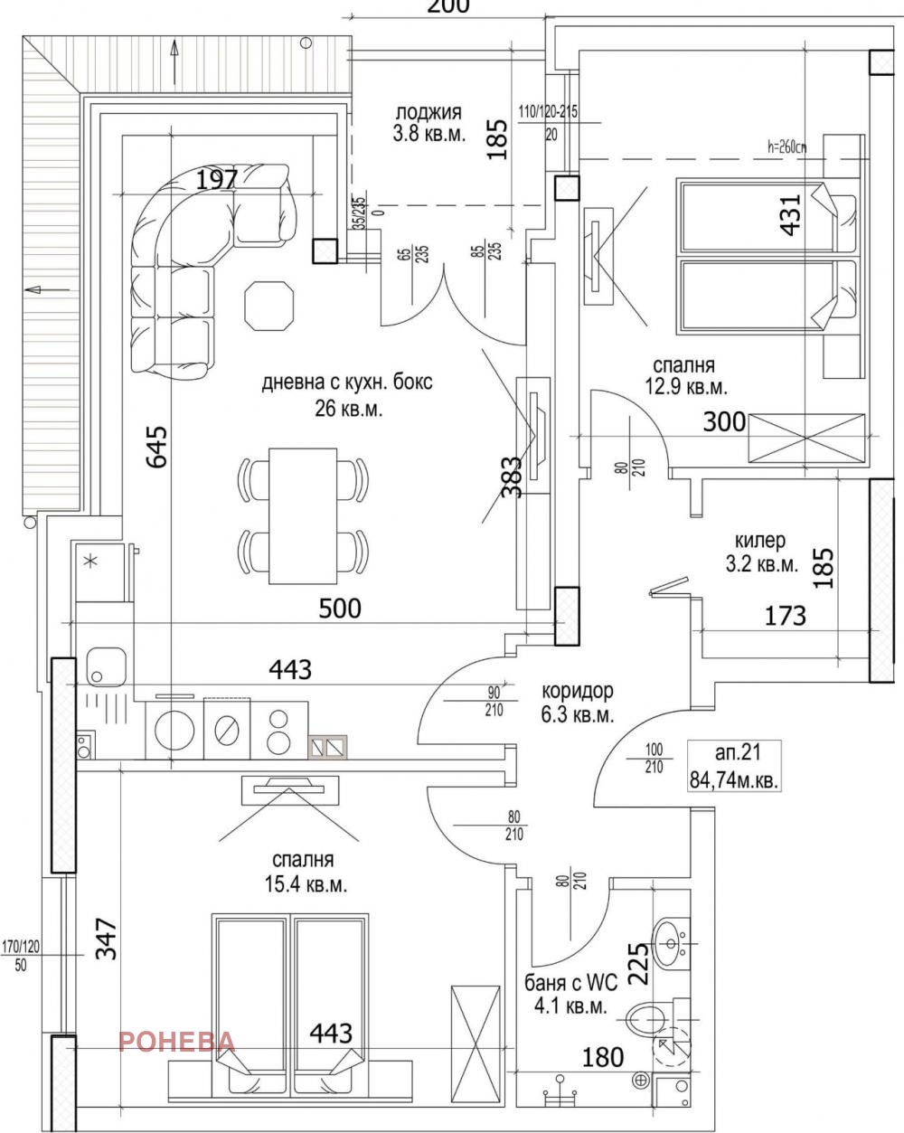 Продава 3-СТАЕН, гр. Варна, Цветен квартал, снимка 2 - Апартаменти - 53930816